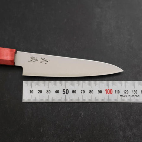 Petty SG-2 Polished Red Maple Handle 120mm (4.7”)-[Musashi]-[Japan-Küchenmesser]