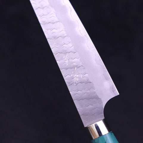 Petty SG-2 Tsuchime Grüner Türkis Griff 150mm-[Musashi]-[Japan-Küchenmesser]