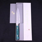 Petty SG-2 Tsuchime Grüner Türkis Griff 150mm-[Musashi]-[Japan-Küchenmesser]