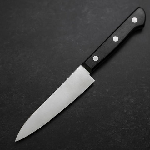 Petty SK-Stahl Poliert Brauner Westlicher Rosenholz Griff 120mm-[Musashi]-[Japan-Küchenmesser]
