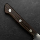 Petty SK-Stahl Poliert Brauner Westlicher Rosenholz Griff 120mm-[Musashi]-[Japan-Küchenmesser]