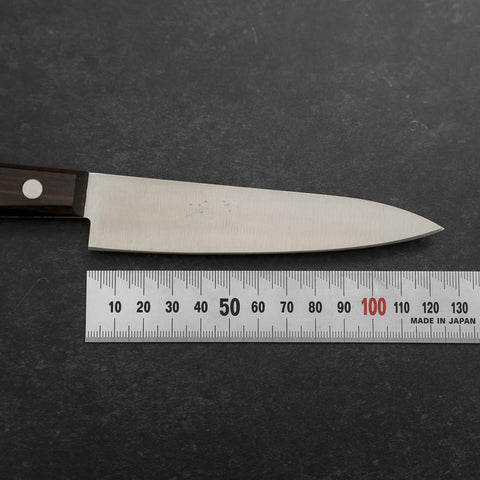 Petty SK-Stahl Poliert Brauner Westlicher Rosenholz Griff 120mm-[Musashi]-[Japan-Küchenmesser]