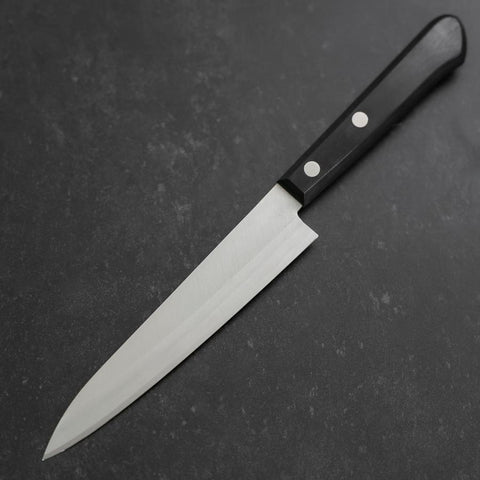 Petty SK Steel Poliert Westlicher Schwarzer Griff 150mm-[Musashi]-[Japan-Küchenmesser]