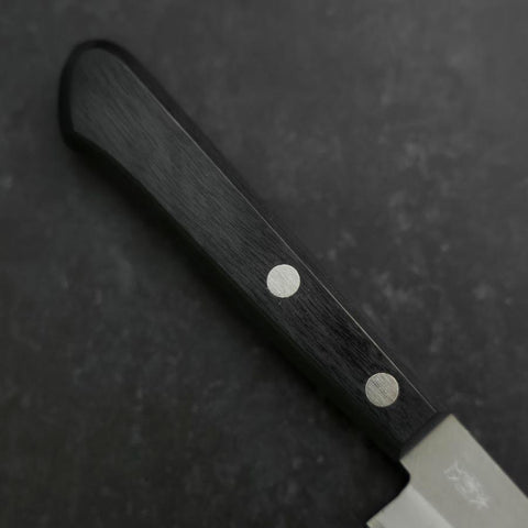 Petty SK Steel Poliert Westlicher Schwarzer Griff 150mm-[Musashi]-[Japan-Küchenmesser]