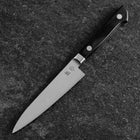 Petty SKD12 Poliert Schwarzer Westlicher Griff 120mm-[Musashi]-[Japan-Küchenmesser]