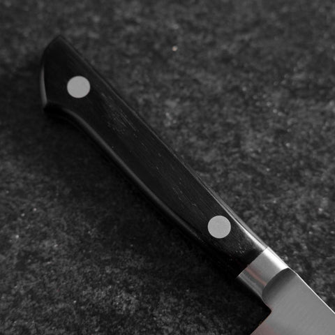Petty SKD12 Poliert Schwarzer Westlicher Griff 120mm-[Musashi]-[Japan-Küchenmesser]