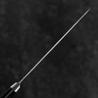 Petty SKD12 Polished Western Black Handle 150mm (5.9”)-[Musashi]-[Japanese-Kitchen-Knives]