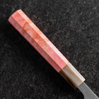 Petty SLD Kagami Büffelhorn und Dunkel-Rosa Ahornholz Griff 130mm-[Musashi]-[Japan-Küchenmesser]
