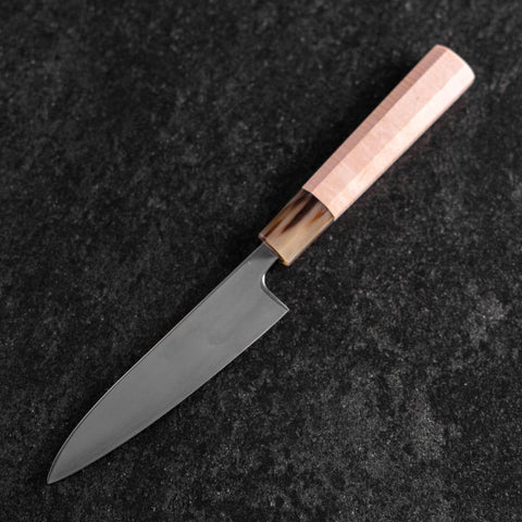 Petty SLD Kagami Hell-Rosa Büffelhorn und Ahornholz Griff 130mm-[Musashi]-[Japan-Küchenmesser]