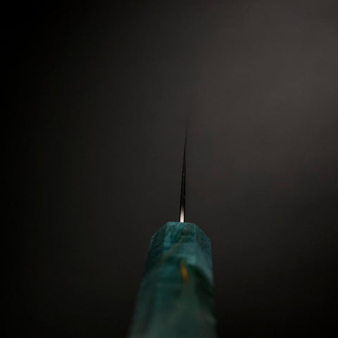 Petty SLD Kagami Korallenstrand-Optik Griff 130mm-[Musashi]-[Japan-Küchenmesser]