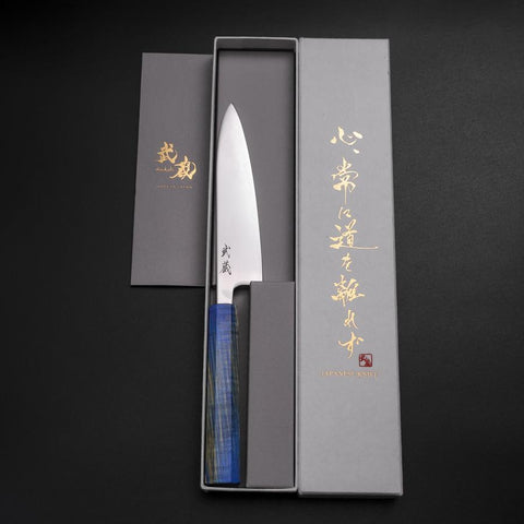 Petty SLD Kagami Küstenoptik Griff 130mm-[Musashi]-[Japan-Küchenmesser]