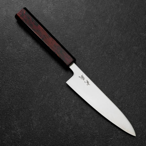Petty SLD Kagami Roter Urushi Griff 130mm-[Musashi]-[Japan-Küchenmesser]