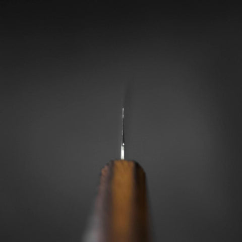 Petty SLD Wellen Nickel Damast Sumi Urushi Griff 135mm-[Musashi]-[Japan-Küchenmesser]