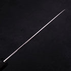 Petty Silver Steel #3 Damast Büffelhorn und Ebenholz Griff 150mm-[Musashi]-[Japan-Küchenmesser]