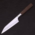 Petty Silver Steel #3 Hamachidori Walnussholz Griff 135mm-[Musashi]-[Japan-Küchenmesser]
