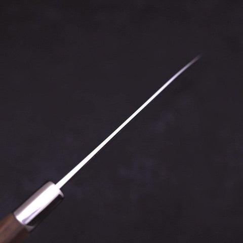 Petty Silver Steel #3 Hamachidori Walnussholz Griff 135mm-[Musashi]-[Japan-Küchenmesser]