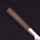 Petty Silver Steel #3 Hamachidori Walnussholz Griff 135mm-[Musashi]-[Japan-Küchenmesser]