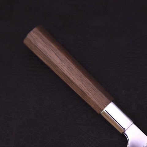 Petty Silver Steel #3 Hamachidori Walnussholz Griff 135mm-[Musashi]-[Japan-Küchenmesser]