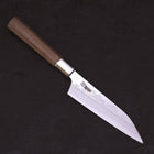 Petty Silver Steel #3 Hamachidori Walnussholz Griff 135mm-[Musashi]-[Japan-Küchenmesser]
