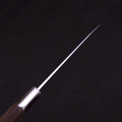 Petty Silver Steel #3 Karakusa Walnuss Griff 135mm-[Musashi]-[Japan-Küchenmesser]