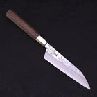 Petty Silver Steel #3 Kazabana Walnuss Griff 135mm-[Musashi]-[Japan-Küchenmesser]