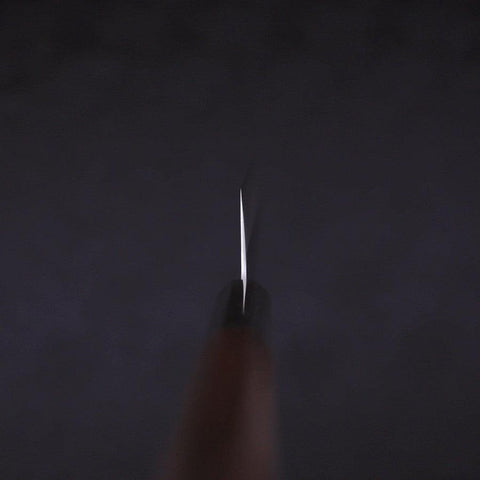 Petty Silver Steel #3 Kemanmon Walnussholz Griff 135mm-[Musashi]-[Japan-Küchenmesser]