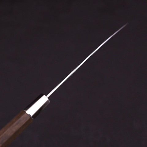 Petty Silver Steel #3 Kemanmon Walnussholz Griff 135mm-[Musashi]-[Japan-Küchenmesser]