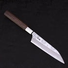 Petty Silver Steel #3 Kemanmon Walnussholz Griff 135mm-[Musashi]-[Japan-Küchenmesser]