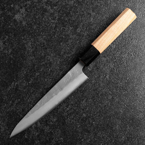 Petty Silver Steel #3 Nashiji Büffelhorn und Kirschholz Griff 150mm-[Musashi]-[Japan-Küchenmesser]
