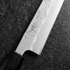 Petty Silver Steel #3 Nashiji Büffelhorn und Kirschholz Griff 150mm-[Musashi]-[Japan-Küchenmesser]