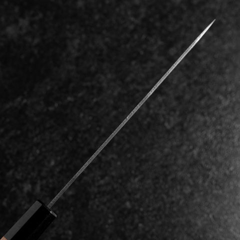 Petty Silver Steel #3 Nashiji Büffelhorn und Kirschholz Griff 150mm-[Musashi]-[Japan-Küchenmesser]