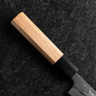 Petty Silver Steel #3 Nashiji Büffelhorn und Kirschholz Griff 150mm-[Musashi]-[Japan-Küchenmesser]