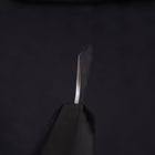 Petty Silver Steel #3 Nashiji Büffelhorn und Magnolienholz Griff 135mm-[Musashi]-[Japan-Küchenmesser]