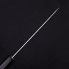 Petty Silver Steel #3 Nashiji Büffelhorn und Magnolienholz Griff 135mm-[Musashi]-[Japan-Küchenmesser]