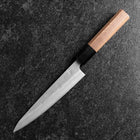 Petty Silver Steel #3 Nashiji Büffelhorn und Walnussholz Griff 150mm-[Musashi]-[Japan-Küchenmesser]