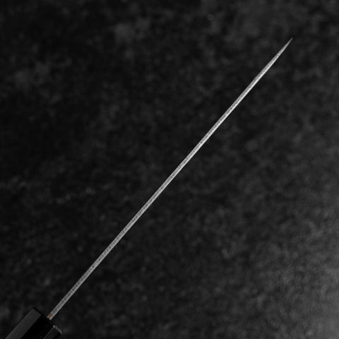 Petty Silver Steel #3 Nashiji Büffelhorn und Walnussholz Griff 150mm-[Musashi]-[Japan-Küchenmesser]