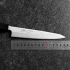 Petty Silver Steel #3 Nashiji Büffelhorn und Walnussholz Griff 150mm-[Musashi]-[Japan-Küchenmesser]