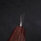 Petty Silver Steel #3 Nashiji Japanische Zelkove Griff 150mm-[Musashi]-[Japan-Küchenmesser]