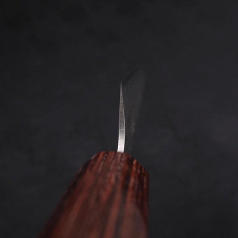 Petty Silver Steel #3 Nashiji Japanische Zelkove Griff 150mm-[Musashi]-[Japan-Küchenmesser]