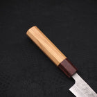 Petty Silver Steel #3 Nashiji Japanische Zelkove Griff 150mm-[Musashi]-[Japan-Küchenmesser]
