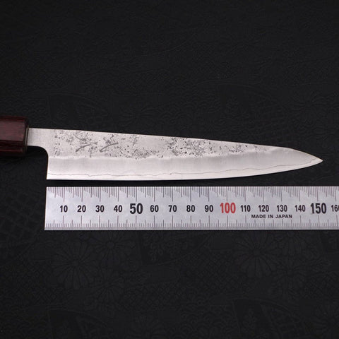 Petty Silver Steel #3 Nashiji Japanische Zelkove Griff 150mm-[Musashi]-[Japan-Küchenmesser]
