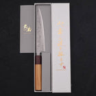 Petty Silver Steel #3 Nashiji Japanische Zelkove Griff 150mm-[Musashi]-[Japan-Küchenmesser]