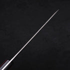 Petty Silver Steel #3 Nashiji Roter Westlicher Griff 135mm-[Musashi]-[Japan-Küchenmesser]
