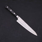 Petty Silver Steel #3 Nashiji Schwarzer Westlicher Griff 135mm-[Musashi]-[Japan-Küchenmesser]