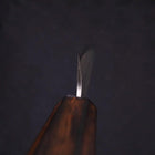 Petty Silver Steel #3 Nashiji Sumi Urushi Griff 135mm-[Musashi]-[Japan-Küchenmesser]