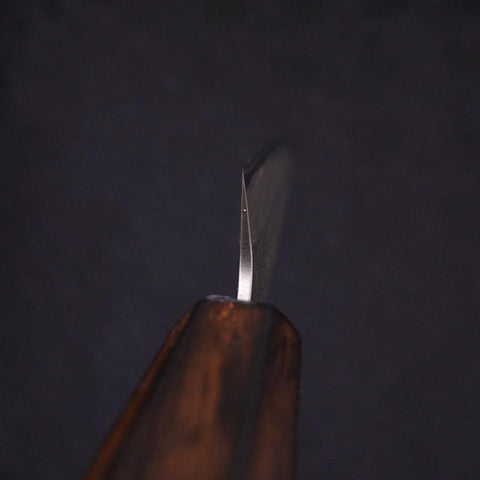 Petty Silver Steel #3 Nashiji Sumi Urushi Griff 135mm-[Musashi]-[Japan-Küchenmesser]