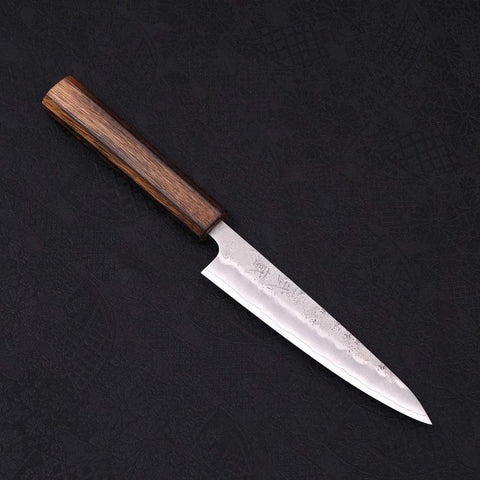 Petty Silver Steel #3 Nashiji Sumi Urushi Griff 135mm-[Musashi]-[Japan-Küchenmesser]
