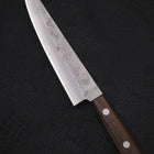 Petty Silver Steel #3, Nashiji Westlicher Griff in Braun, 135mm-[Musashi]-[Japan-Küchenmesser]