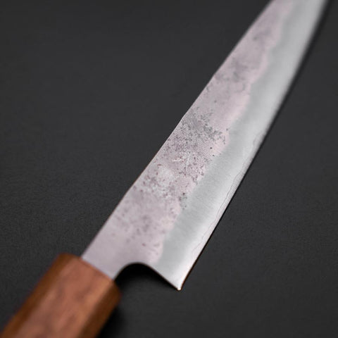 Petty Silver Steel #3 Nashiji Yaki Urushi Griff 135mm-[Musashi]-[Japan-Küchenmesser]
