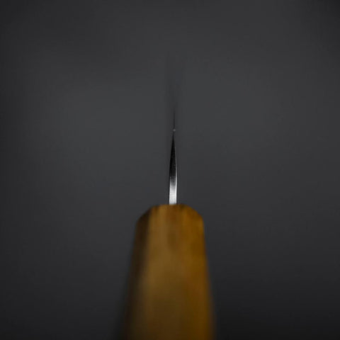 Petty Silver Steel #3 Nashiji Yaki Urushi Griff 135mm-[Musashi]-[Japan-Küchenmesser]